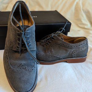 Alfani Men's Genuine Suede Upper Leather Dress Casual Derby Shoes 8M